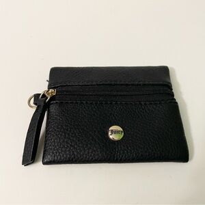 Juicy Couture Black Small Coin Purse Wallet Bag